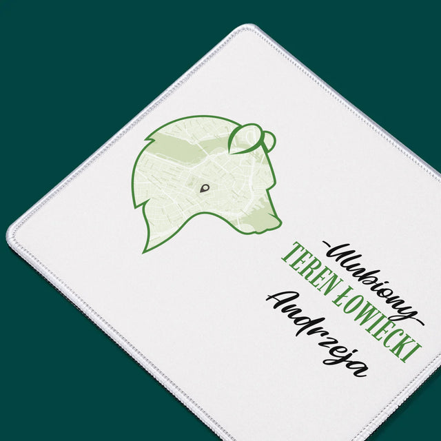 Mapa Miasta: Ulubiony Teren Łowiecki - Podkładka Pod Myszkę