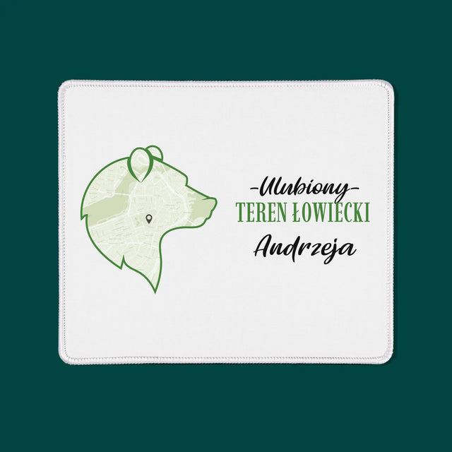 Mapa Miasta: Ulubiony Teren Łowiecki - Podkładka Pod Myszkę