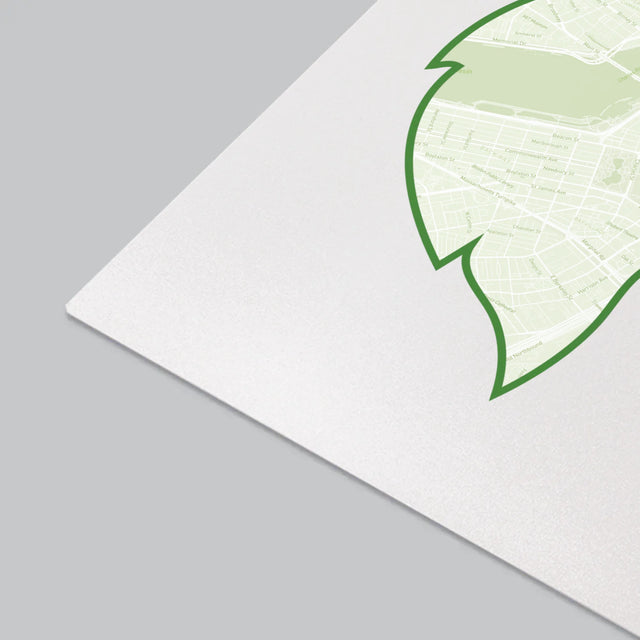 Mapa Miasta: Ulubiony Teren Łowiecki - Podkładka Na Biurko