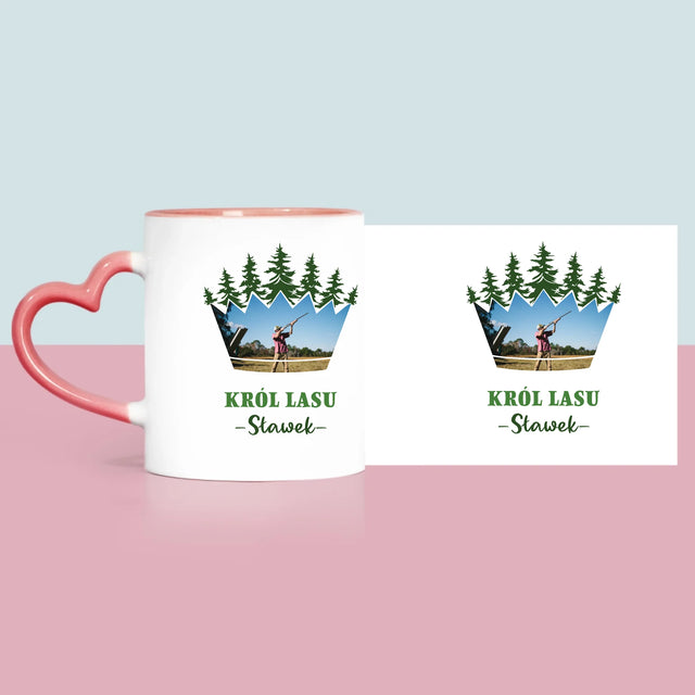 Kształt Ze Zdjęć: Król Lasu - Kubek z Nadrukiem