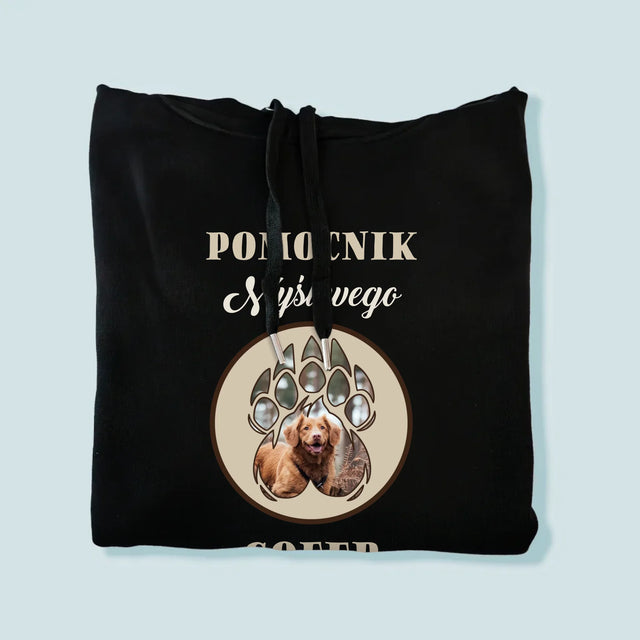 Kształt Ze Zdjęć: Pomocnik Myśliwego - Bluza Męska Z Kapturem