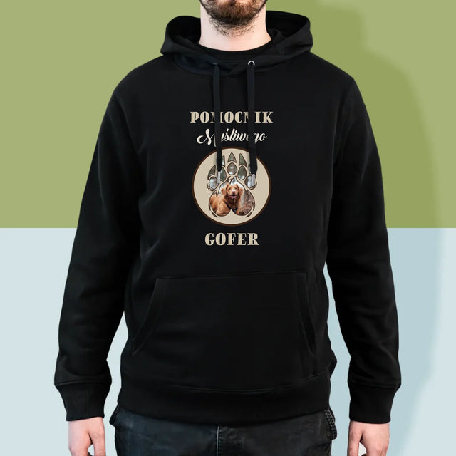 Kształt Ze Zdjęć: Pomocnik Myśliwego - Bluza Męska Z Kapturem