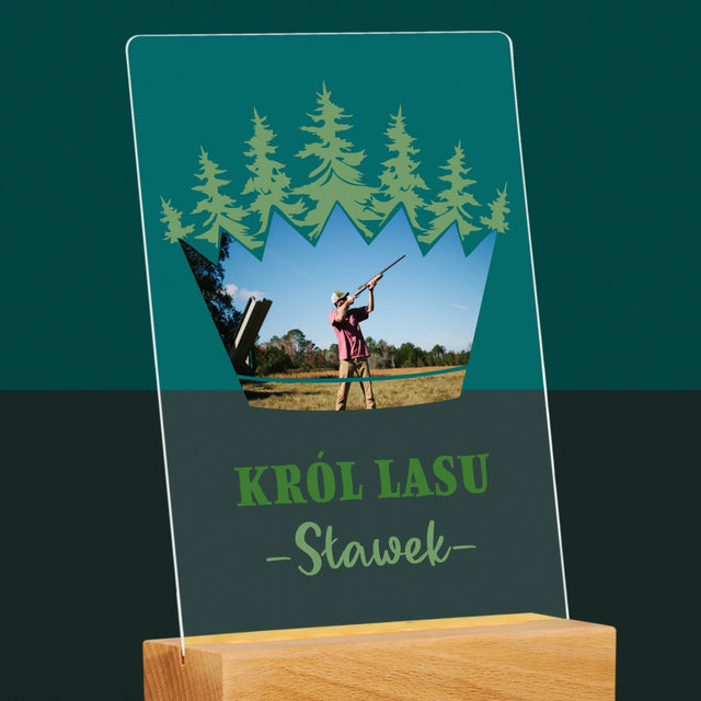 Kształt Ze Zdjęć: Król Lasu - Wydruk Na Szkle Akrylowym