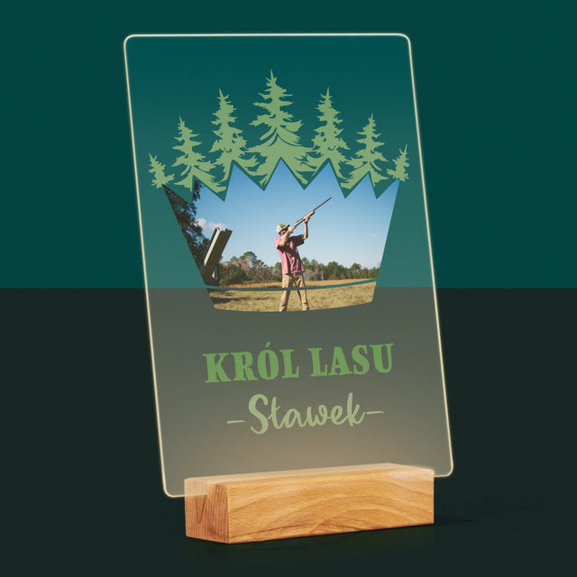 Kształt Ze Zdjęć: Król Lasu - Wydruk Na Szkle Akrylowym