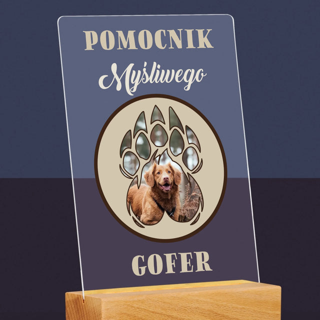 Kształt Ze Zdjęć: Pomocnik Myśliwego - Wydruk Na Szkle Akrylowym
