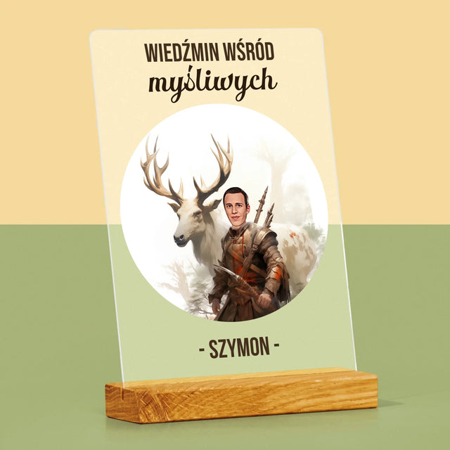 Twoja Postać: Wiedźmin Wśród Myśliwych - Wydruk Na Szkle Akrylowym