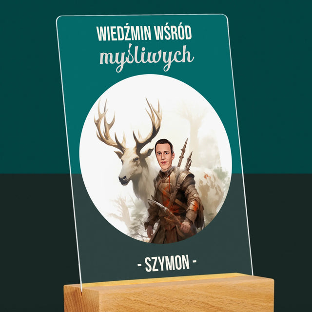 Twoja Postać: Wiedźmin Wśród Myśliwych - Wydruk Na Szkle Akrylowym
