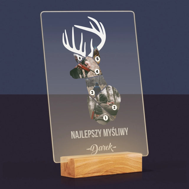 Kształt Ze Zdjęć: Najlepszy Myśliwy - Wydruk Na Szkle Akrylowym