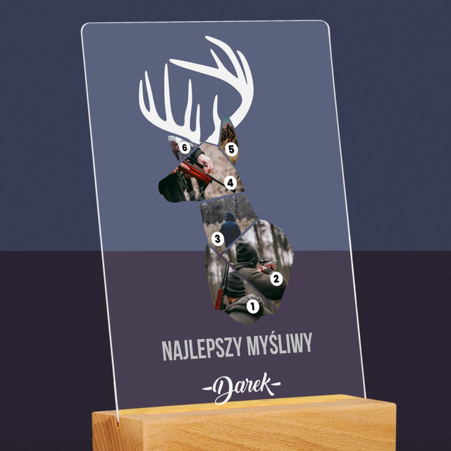 Kształt Ze Zdjęć: Najlepszy Myśliwy - Wydruk Na Szkle Akrylowym