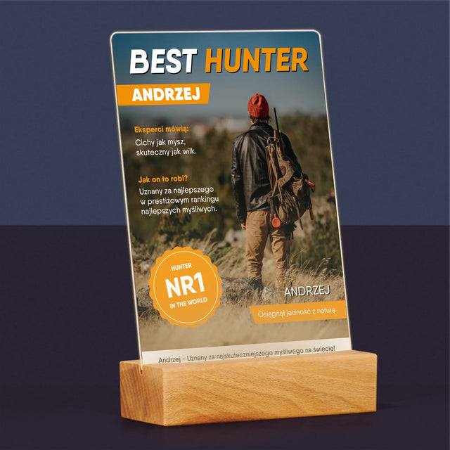 Okładka Magazynu: Best Hunter - Wydruk Na Szkle Akrylowym