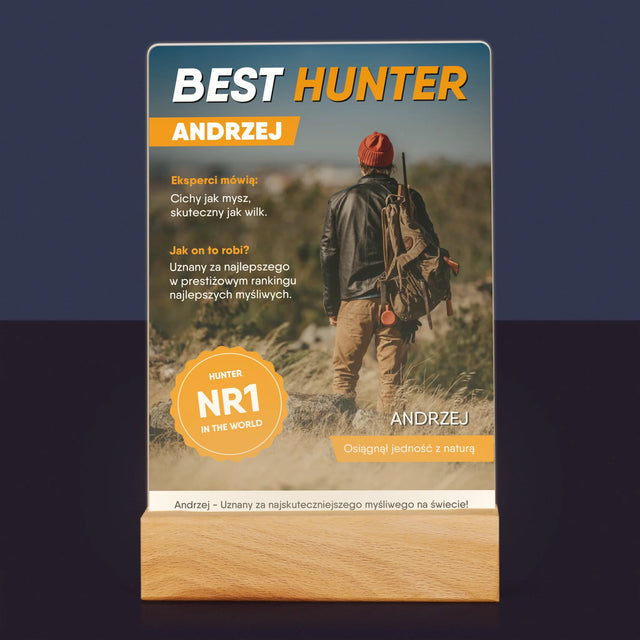 Okładka Magazynu: Best Hunter - Wydruk Na Szkle Akrylowym