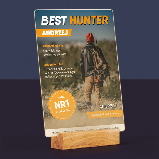Okładka Magazynu: Best Hunter - Wydruk Na Szkle Akrylowym