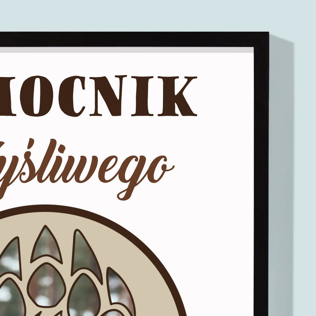 Kształt Ze Zdjęć: Pomocnik Myśliwego - Wydruk Obramowany