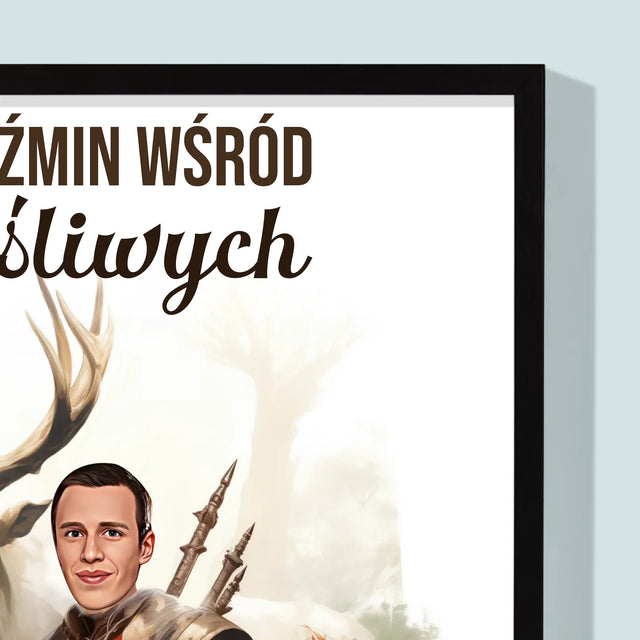 Twoja Postać: Wiedźmin Wśród Myśliwych - Wydruk Obramowany