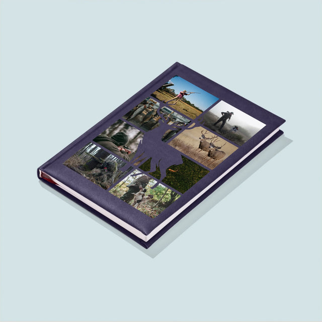 Fotokolaż: Myśliwy - Notes Książkowy z Nadrukiem