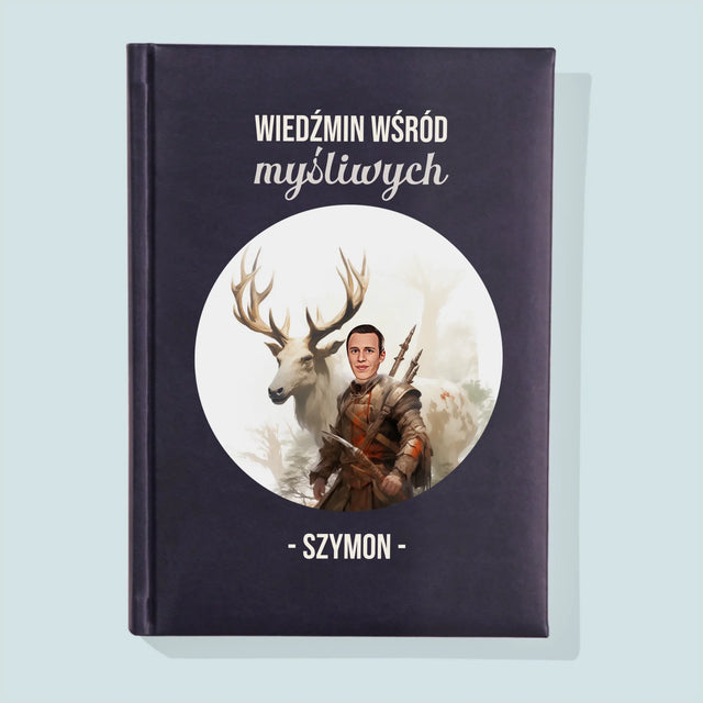 Twoja Postać: Wiedźmin Wśród Myśliwych - Notes Książkowy z Nadrukiem