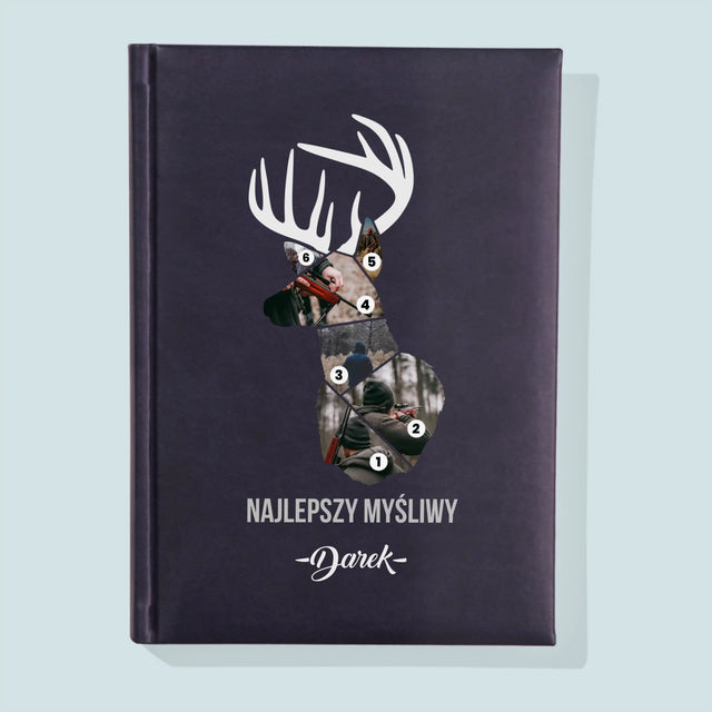 Kształt Ze Zdjęć: Najlepszy Myśliwy - Notes Książkowy z Nadrukiem