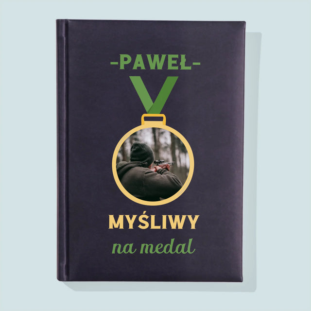 Zdjęcie I Podpis: Myśliwy Na Medal - Notes Książkowy z Nadrukiem