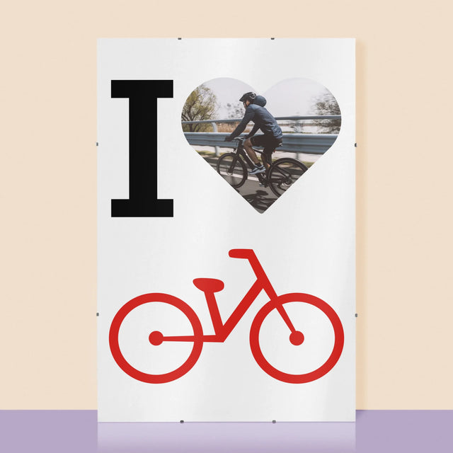 Zdjęcie: I Love Rower - Personalizowany Plakat