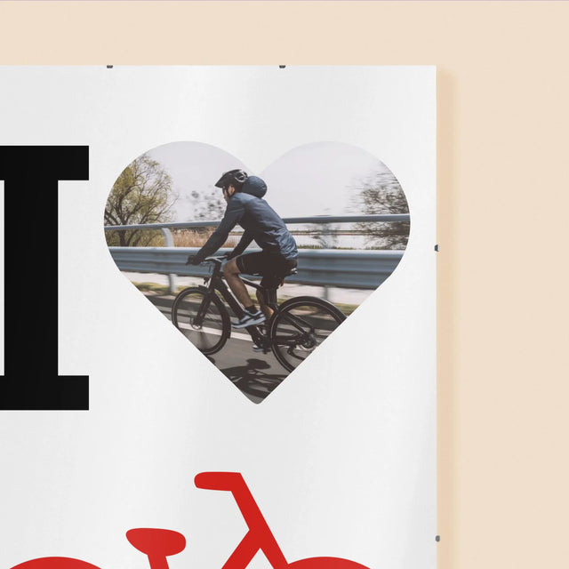 Zdjęcie: I Love Rower - Personalizowany Plakat
