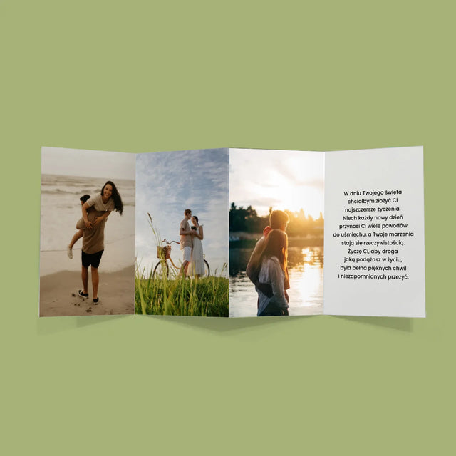 Zdjęcie I Podpis: Rowerowa Para - Duża Harmonijka Ze Zdjęć