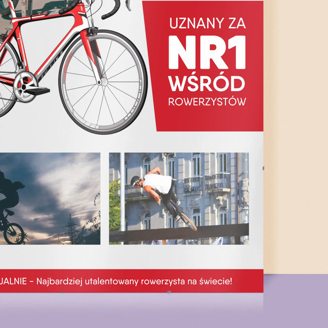 Okładka Magazynu: Mr Bike Master - Personalizowany Plakat