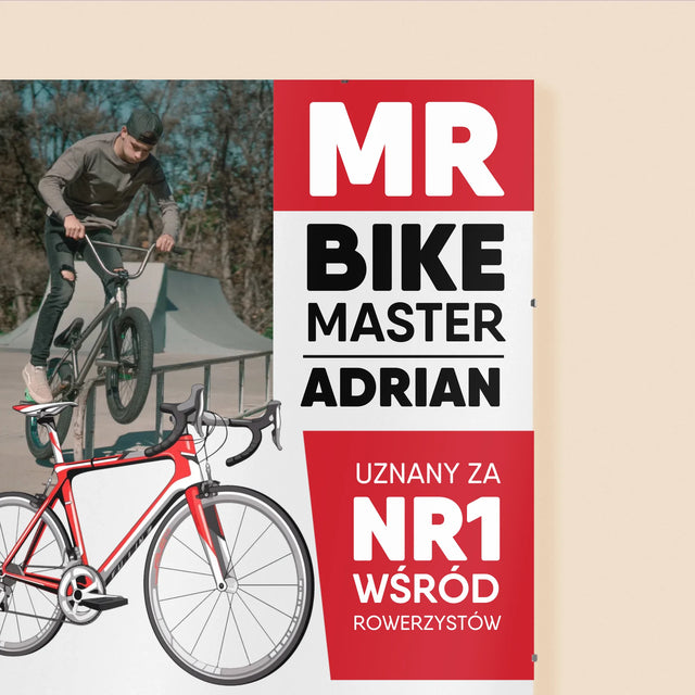 Okładka Magazynu: Mr Bike Master - Personalizowany Plakat