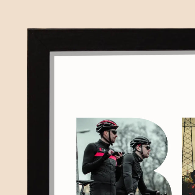 Słowo Ze Zdjęć: Bike - Wydruk Obramowany 20X40