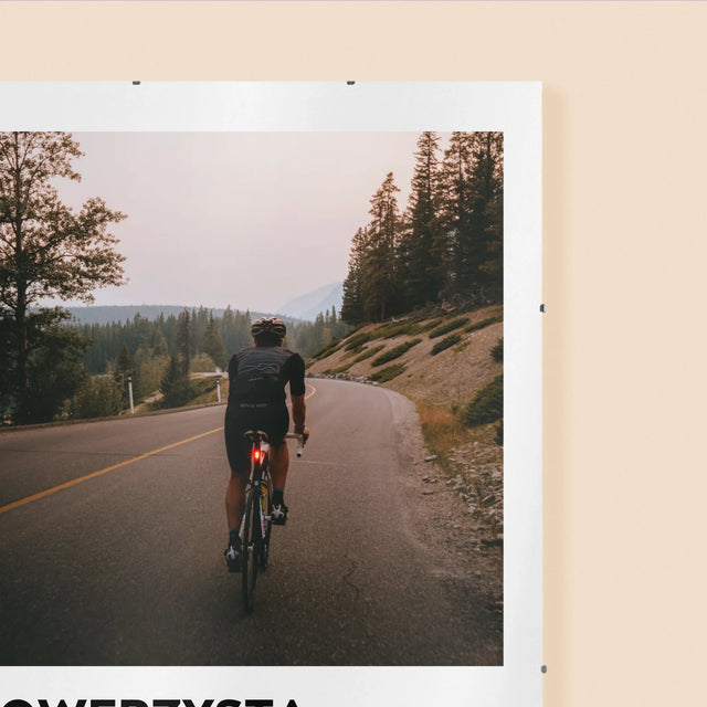 Zdjęcie I Podpis: Rowerzysta Definicja - Personalizowany Plakat