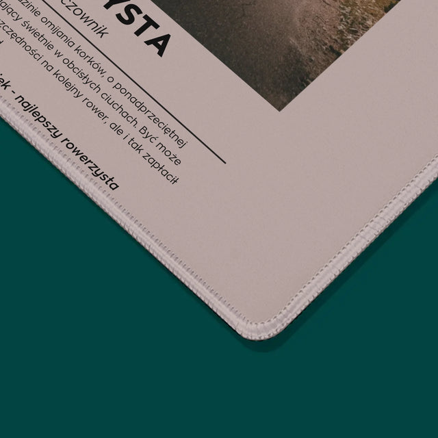 Zdjęcie I Podpis: Rowerzysta Definicja - Podkładka Pod Myszkę