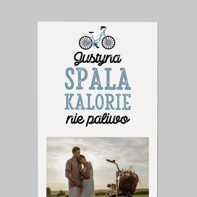 Fotokolaż: Spala Kalorie, Nie Paliwo - Magnes Na Lodówkę