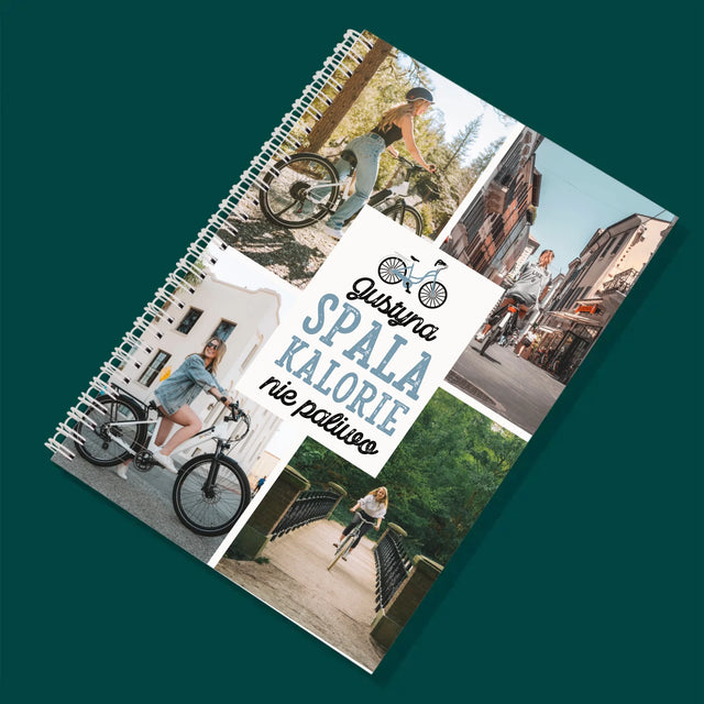 Fotokolaż: Spala Kalorie, Nie Paliwo - Planer Dzienny z Nadrukiem