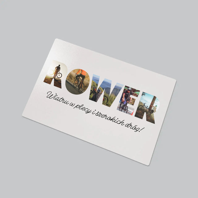 Słowo Ze Zdjęć: Rower - Podkładka Na Biurko