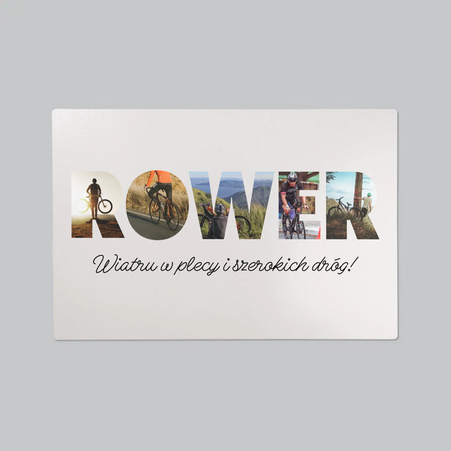 Słowo Ze Zdjęć: Rower - Podkładka Na Biurko