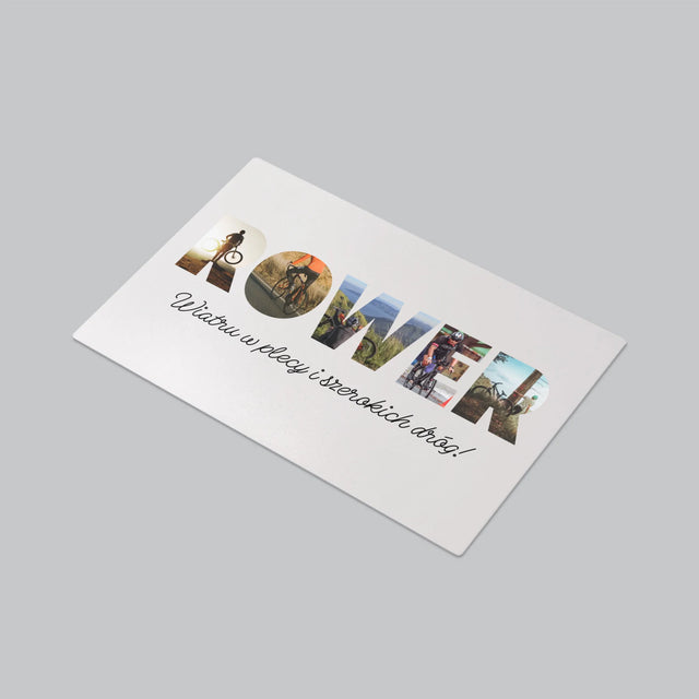 Słowo Ze Zdjęć: Rower - Podkładka Na Biurko