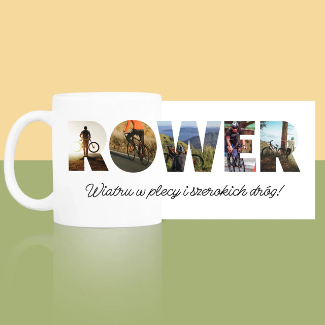 Słowo Ze Zdjęć: Rower - Kubek z Nadrukiem