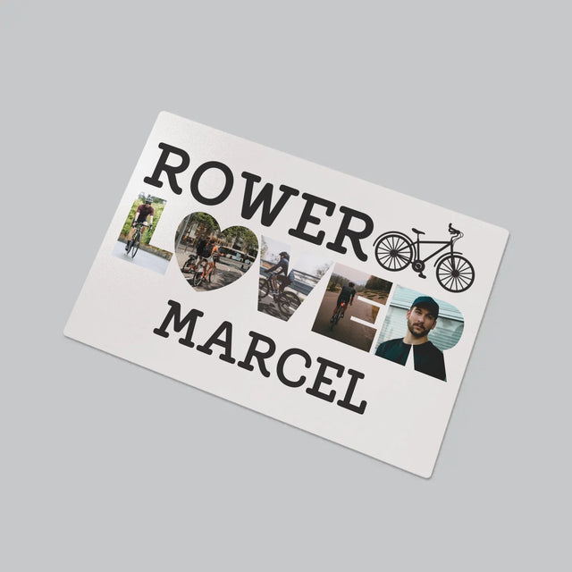 Słowo Ze Zdjęć: Rower Lover - Podkładka Na Biurko