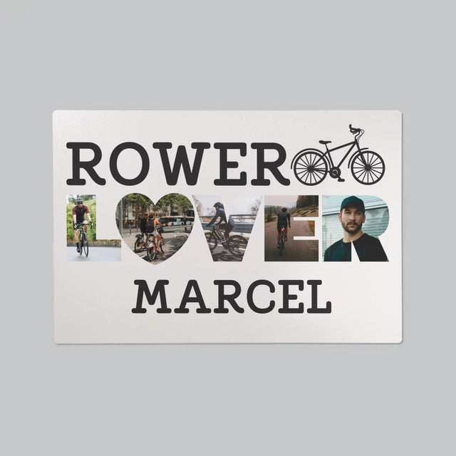 Słowo Ze Zdjęć: Rower Lover - Podkładka Na Biurko