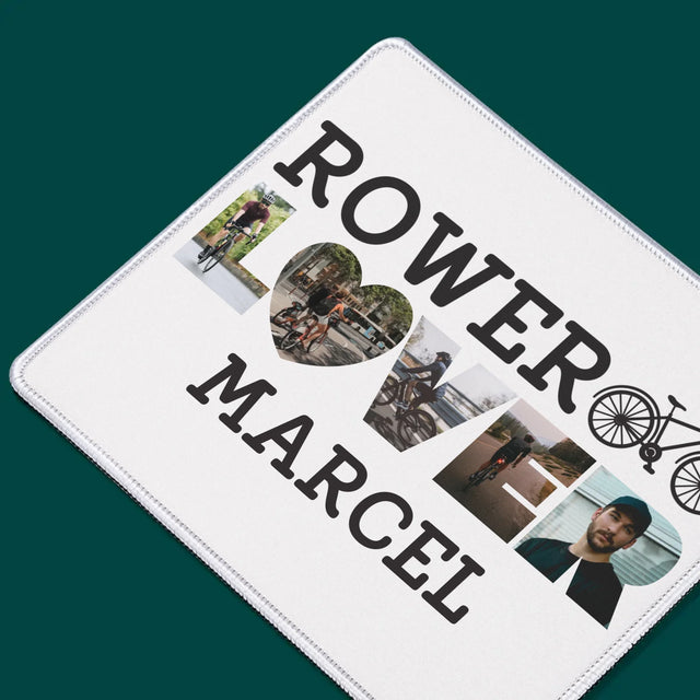 Słowo Ze Zdjęć: Rower Lover - Podkładka Pod Myszkę