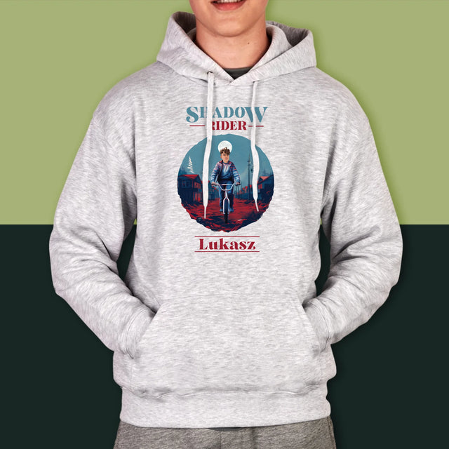 Twoja Postać: Shadow Rider - Bluza Męska z Kapturem