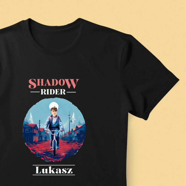 Twoja Postać: Shadow Rider - Koszulka Męska z Nadrukiem