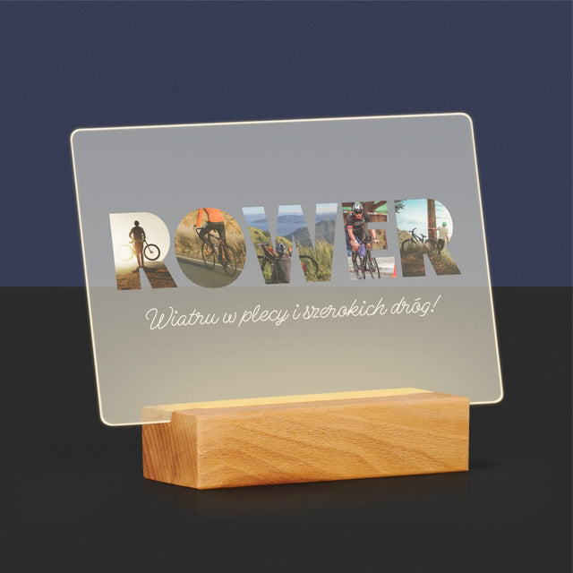 Słowo Ze Zdjęć: Rower - Wydruk Na Szkle Akrylowym