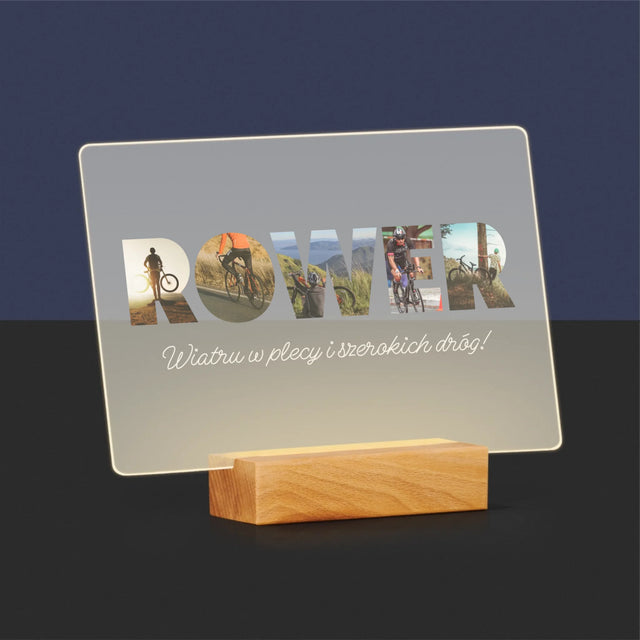 Słowo Ze Zdjęć: Rower - Wydruk Na Szkle Akrylowym