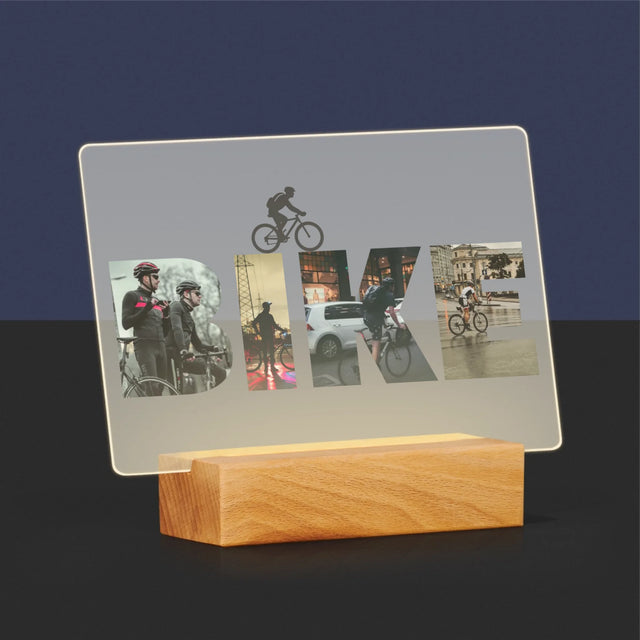 Słowo Ze Zdjęć: Bike - Wydruk Na Szkle Akrylowym