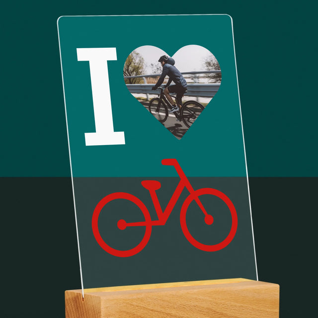 Zdjęcie: I Love Rower - Wydruk na Szkle Akrylowym