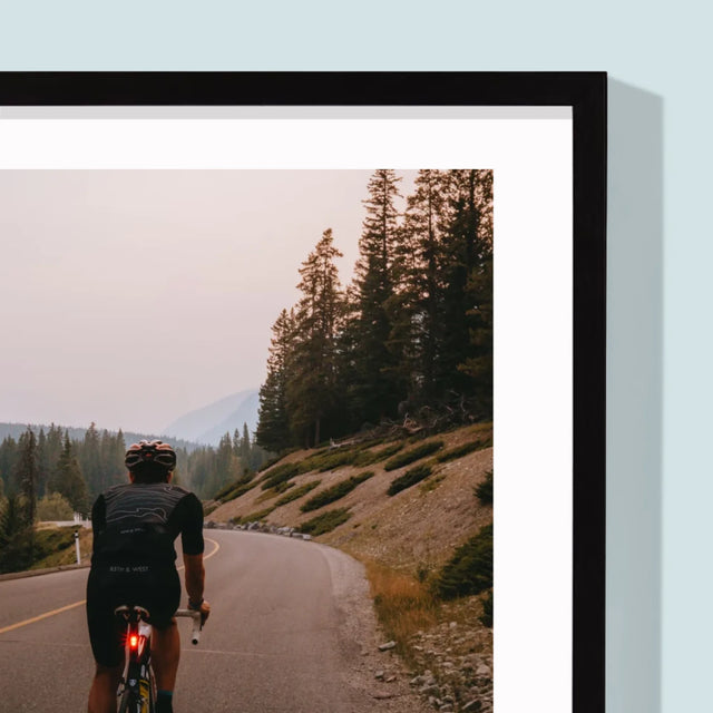 Zdjęcie I Podpis: Rowerzysta Definicja - Wydruk Obramowany