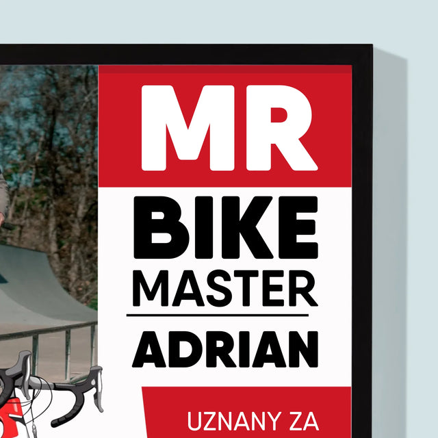 Okładka Magazynu: Mr Bike Master - Wydruk Obramowany