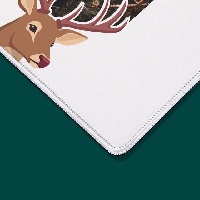 Zdjęcie I Podpis: Jeleń - Podkładka Pod Myszkę