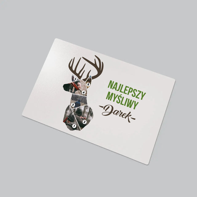 Kształt Ze Zdjęć: Najlepszy Myśliwy - Podkładka Na Biurko