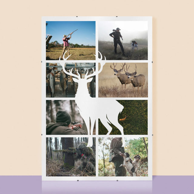 Fotokolaż: Myśliwy - Personalizowany Plakat